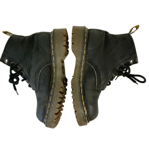 Dr Martens 101 Ub Bex 6 Eye Boot In Black Pisa Size 7 - Picture 7 of 7